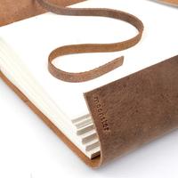 Diario de Cuero Genuino para Mujer, Hermoso Cuaderno Personal Hecho a Mano con Cubierta de Cuero Repujada con Corazón para Dibujar a Diario