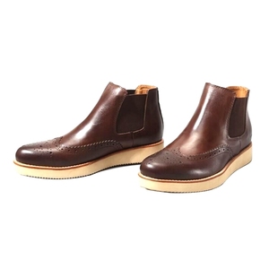 Bottes <span class=keywords><strong>Chelsea</strong></span> en cuir de vache décontractées à la cheville courte, nouveau style, <span class=keywords><strong>prix</strong></span> abordable pour hommes - Product Image 1