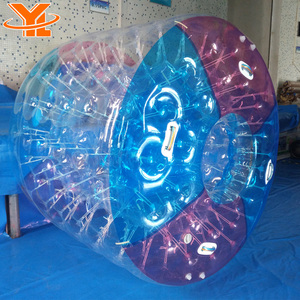 Mejor venta inflable transparente Bola de rodillo del agua para <span class=keywords><strong>el</strong></span> verano, precio de fábrica agua juegos para eventos - Product Image 4