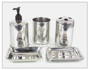 Ensemble de salle de bain en acier inoxydable écologique Mayur Exports modèle 6540 - Product Image 1