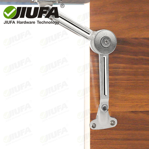 Jiufa furniture hardware <strong>cabinet</strong> straight arm pneumatic flap lid stay <strong>hinge</strong> for furniture <strong>swing</strong> <strong>up</strong> or down - Product Image 1