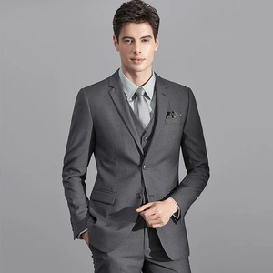 Mtm su misura Italiano vestito doppio petto 6 pulsanti uomini vestiti per gli uomini su misura primavera uomo vestito in lana tessuto di fabbrica - Product Image 3