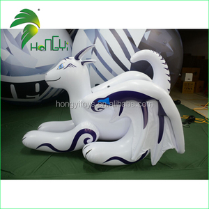 Hongyi White aufblasbare Schnee drache Cartoon Typ Tiers pielzeug zum Verkauf - Product Image 2