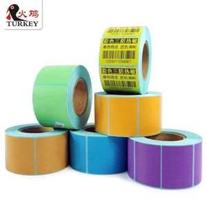 Màu sắc trực tiếp nhãn nhiệt 40mm x 30mm(700 nhãn) <span class=keywords><strong>Zebra</strong></span> tương thích Nhãn dán nhiệt, 12 cuộn mỗi thùng carton - Product Image 2