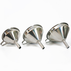 Funil de Aço Inoxidável 304 de Grau Alimentício com Filtro para Óleo, Vinagre, Vinho, Líquidos e Ingredientes Secos - Product Image 4