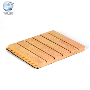 แผงผนังไม้อะคูสติกร่องไม้ไผ่คุณภาพสูง/แผงพรุน - Product Image 3