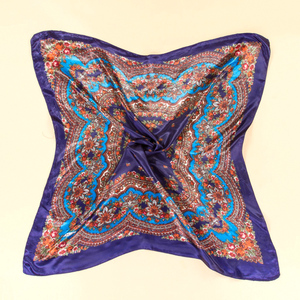 Wholesale Satin Hair <strong>Scarf</strong> High Quality Women Digital Printing <strong>Scarves</strong> Tudung Big Bandanas <strong>Paisley</strong> Head <strong>Scarf</strong> Wrap - Product Image 5