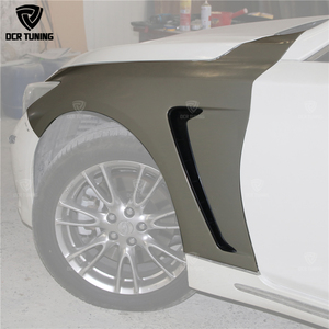 Kit de carrosserie en fer non peint Q50 pour Infiniti Q50 <span class=keywords><strong>Q50S</strong></span>, garniture de garde-boue avec évents d'air, 2014-2018, extérieur de voiture - Product Image 1