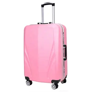 अनुकूलित प्रिंट पीसी एल्यूमीनियम फ्रेम सामान 20 इंच क्लासिक सूटकेस यात्रा बैग सेट ट्राली सूटकेस