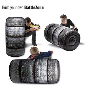 Équipement <span class=keywords><strong>de</strong></span> terrain <span class=keywords><strong>de</strong></span> paintball Laser Tag Bunker gonflable personnalisé en forme <span class=keywords><strong>de</strong></span> pile <span class=keywords><strong>de</strong></span> pneus pour le <span class=keywords><strong>jeu</strong></span> <span class=keywords><strong>de</strong></span> paintball CS - Product Image 2