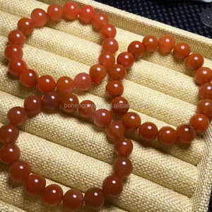 Chất Lượng Cao Hạt Lớn Hạt Nam Red Agate Vòng Đeo Tay Đơn