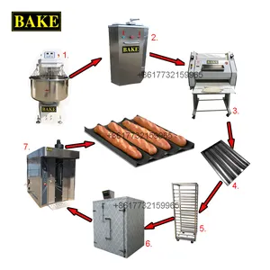 Máquina automática de panadería brownie equipo para hornear pan máquina de panadería, equipos de