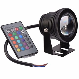Éclairage sous-marin extérieur DC12V 10W RGB, projecteur <span class=keywords><strong>LED</strong></span> sous-marin, projecteurs, lampe à changement de couleur, étanche IP68 <span class=keywords><strong>pour</strong></span> étang - Product Image 2
