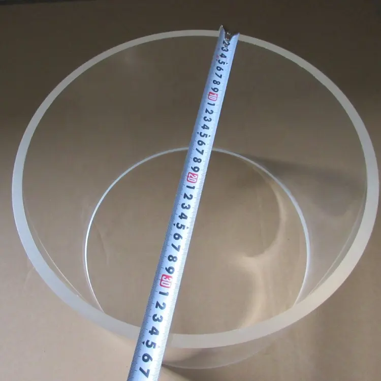 Tube acrylique transparent extrudeuse de 5mm, 6mm, de grand diamètre