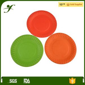 Assiettes en papier jetables biodégradables à personnaliser, pièces, écologiques, impression de fête d'anniversaire, plaques en papier <span class=keywords><strong>Pastel</strong></span> - Product Image 5