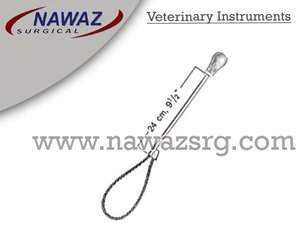 Vente chaude personnalisé manuel de haute qualité vétérinaire Nuesch 24cm en acier inoxydable Instruments vétérinaires équipement de retenue - Product Image 2