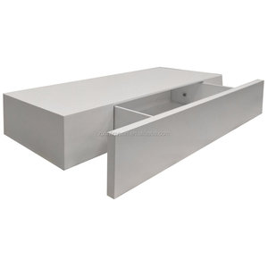 Estante <span class=keywords><strong>Flotante</strong></span> Blanco y Negro de Alta Calidad <span class=keywords><strong>con</strong></span> Cajón <span class=keywords><strong>Oculto</strong></span>, Venta al por Mayor - Product Image 2