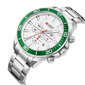 CURREN – <span class=keywords><strong>montre</strong></span> <span class=keywords><strong>à</strong></span> Quartz de loisirs pour hommes 8309, mode japonaise, multicolore, petite <span class=keywords><strong>montre</strong></span> <span class=keywords><strong>à</strong></span> trois aiguilles pour hommes - Product Image 4