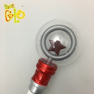 Çocuk oyuncak Led iplik Light Up prenses değnek parti Spinner değnek yıldız şekli - Product Image 4