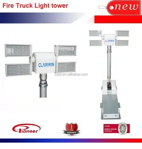 2.2 meter dẫn nguồn ánh sáng xe cứu hỏa tháp ánh sáng