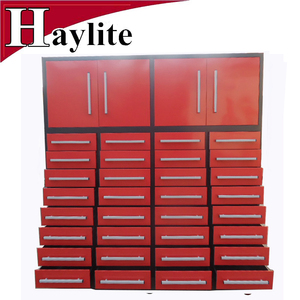 Armoire de rangement en métal Boîte à outils Coffre établi avec support d'étagère - Product Image 2