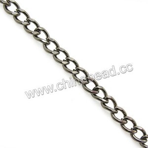 Dernière bracelet chaîne de la main pour les hommes, de fer de la chaîne <span class=keywords><strong>gourmette</strong></span> pour faire des bijoux - Product Image 2