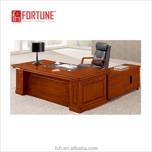 2.4 Meter Long Wooden Luxury Executive Office Table and Chair Sets in Houston