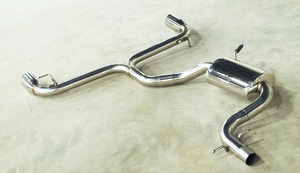 Tuyau d'échappement Catback double 2.5 "3.5" Tip FITS pour 09 10 11 12 V * W Go * lf <span class=keywords><strong>GTi</strong></span> MK6 - Product Image 4