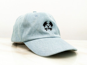 Bordado personalizado 6 Panel Azul Denim Gorras Sombreros de béisbol Logotipo personalizado Gorra Sombrero - Product Image 3