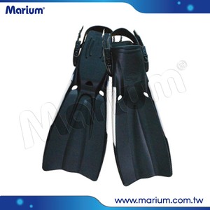 Professional Snorkeling Fins With Buckles Diving Rubber Scuba Fins - Product Image 1