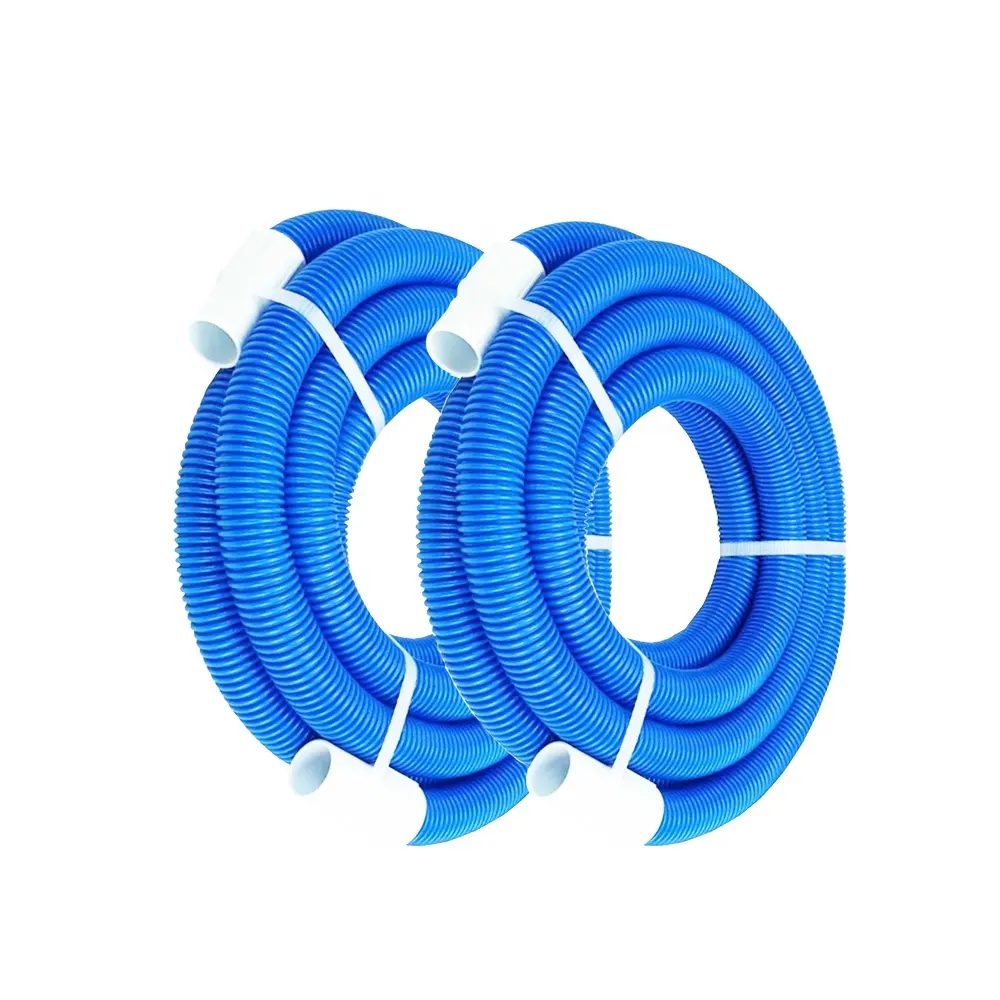 BSCI Rohs REACH Factory 1.5'' 1 Inch 1/2 Inch 2 Inch Flexible Corrugated Swimming Pool Vacuum Pipe Hose For Automatic Cleaner