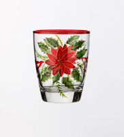 Ensemble de verres à vin en cristal sans plomb peints à la main Raymond, design vintage, 423 ml/15 oz, pour la maison, les hôtels et les cadeaux