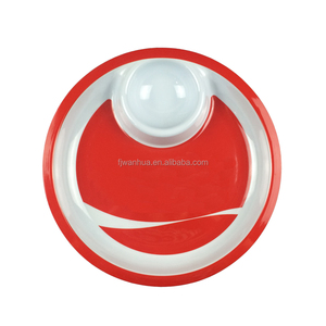 Assiette à tremper en mélamine personnalisée, <span class=keywords><strong>pas</strong></span> <span class=keywords><strong>cher</strong></span> avec plateau à sauce - Product Image 4