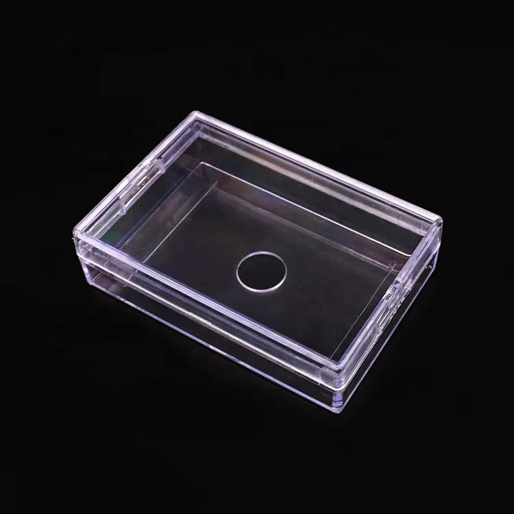 Caja de almacenamiento de plástico transparente para cartas de juego, alta calidad, venta directa de fábrica, gerente de cartas de juego