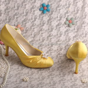 Scarpe Gialle da Donna con Tacco Alto 8CM - Product Image 2