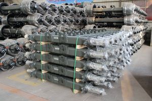 Lowbed Trailer Lowboy Trục Fuwa Trailer Trục - Product Image 3