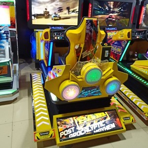 Hotselling Post apocalittico caos a gettoni auto da corsa simulatore Arcade macchina per videogiochi in vendita - Product Image 5