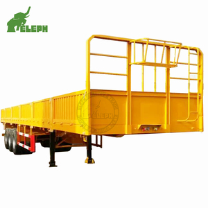 Semi-<span class=keywords><strong>remorque</strong></span> à paroi latérale avec couvercle de plaque avant, mammut Tri Axle Trailer Sale - Product Image 6