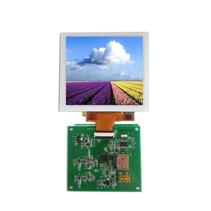 with touch 720x 720 4.0inch lcd display HDMII to MIPI supports for raspberry Pi