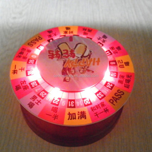 Bon prix brillant dans le noir électronique 32 "roue de <span class=keywords><strong>roulette</strong></span> à boire <span class=keywords><strong>jouet</strong></span> de roue folle - Product Image 5