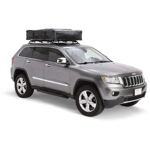 2-3 orang 4x4 off Road keluarga tahan air berkemah Ruggedized kanvas lapisan ganda atap mobil tenda atas empat musim - Product Image 4