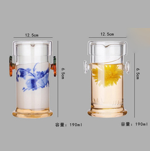 Wholesale Small <strong>Glass</strong> Flower <strong>Teapot</strong> With Filter Double Ear Tea <strong>Infuser</strong> High Borosilicate <strong>Glass</strong> Boiling <strong>Teapot</strong> Kungfu Tea Set - Product Image 2