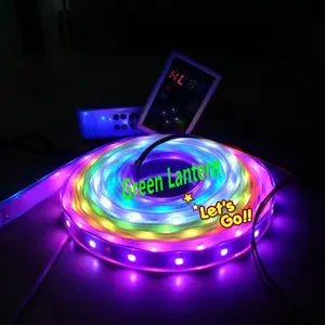 Outdoor Waterproof Decoration RGB Dream Color LED Strip Light Controller Power Supply Full Set 6803 IC Strip Light Kit