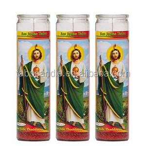 Bougies religieux personnalisées avec pot en verre, livraison gratuite - Product Image 2