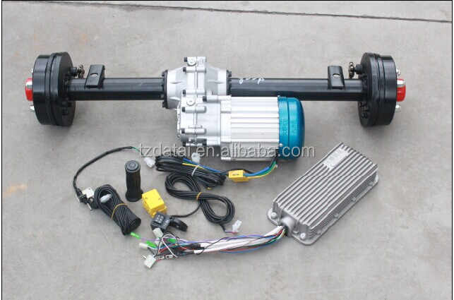 Differential Rear Axle for Electric Auto Rickshaw