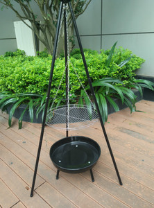 Tripod Charcoal Grills Swing <strong>BBQ</strong> Grills Steel Kettle <strong>Bbq</strong> Garden Accessories <strong>Fire</strong> <strong>Pit</strong> Outdoor - Product Image 4