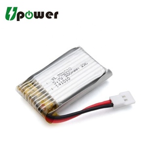 400mAh PL702030 <span class=keywords><strong>LP702030</strong></span> 702030 3.7v 300mah بطارية ليبو بوليمر ليثيوم قابل لإعادة الشحن مع ثنائي الفينيل متعدد الكلور - Product Image 2