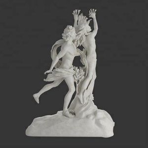 Decoraciones al aire libre de tamaño real Esculturas romanas de Apolo y <span class=keywords><strong>Daphne</strong></span> de mármol blanco Garantía de 1 año - Product Image 3