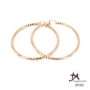 18k金皮廷新设计女性金箍耳环E0183 - Product Image 5
