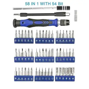58 in 1 with 54 Bit Magnetic Driver Kit, Precision Screwdriver Set, Electronics Repair Tool Kit for English Amazon